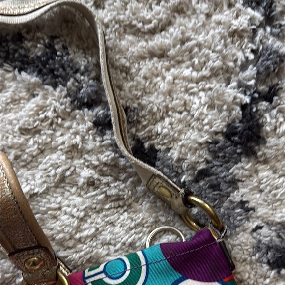 Coach Multicolor Poppy Collection Signature C Pattern Purse - Picture 9 of 15